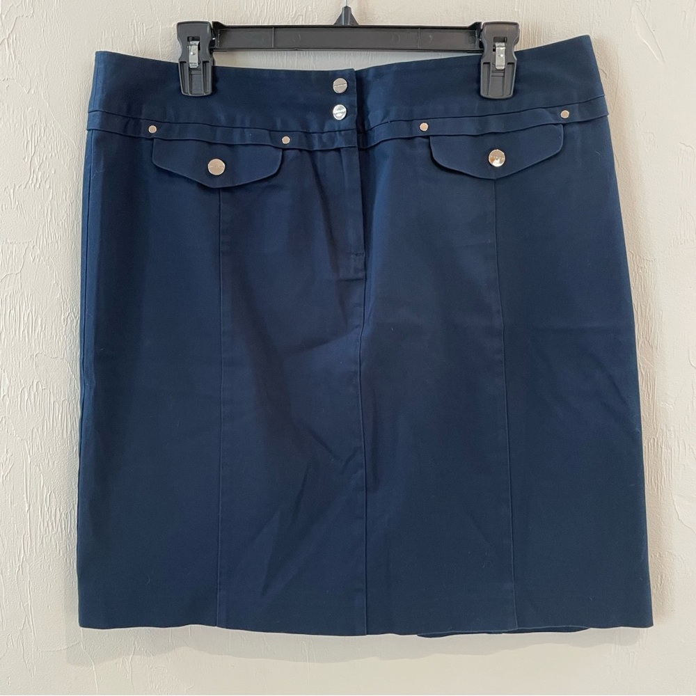 Jones New York Navy Blue Women's Skirt